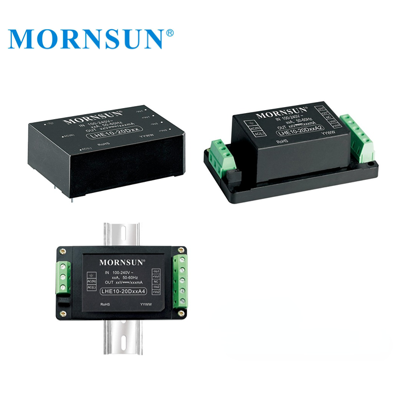Mornsun LHE10-20D0524-02 DUAL Output Power Converter 110V 120V 220V 240V To 5V 24V 10W Open Frame AC/DC Mini Power Supply Module