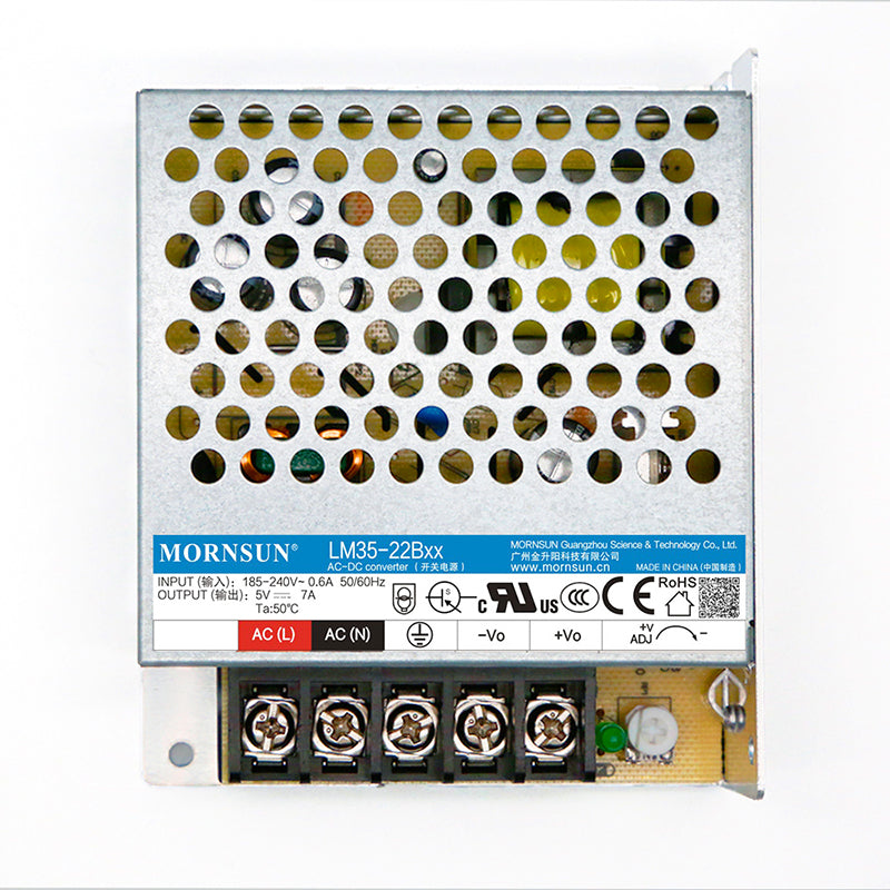 Hot Sale 36W 15V 2.4A AC DC Power LM35-22B15 Mornsun SMPS 36W 15V Power Supply AC-DC for LED Strip CCTV