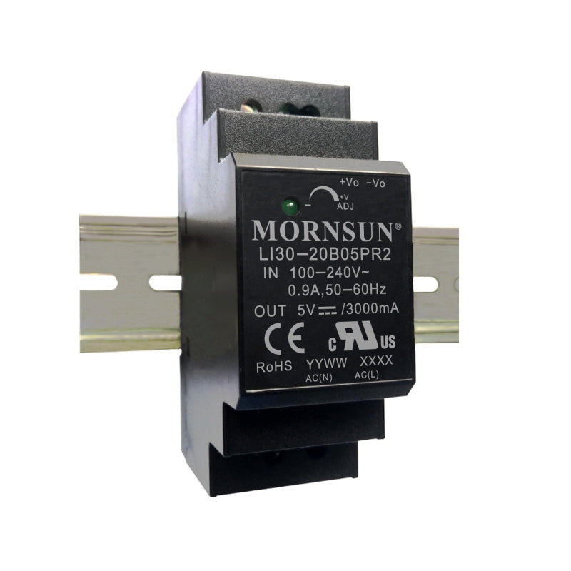 Mornsun Din Rail SMPS LI60-20B15PR2 15V 60W Switching Power Supply AC/DC for 3D Printer LED Light CCTV Camera