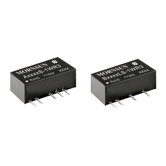 Mornsun A1224S-1WR3 DUAL Output DC DC Voltage Converter DC 12V To 24V 1W Step Up Regulator For Industrial Control Medical