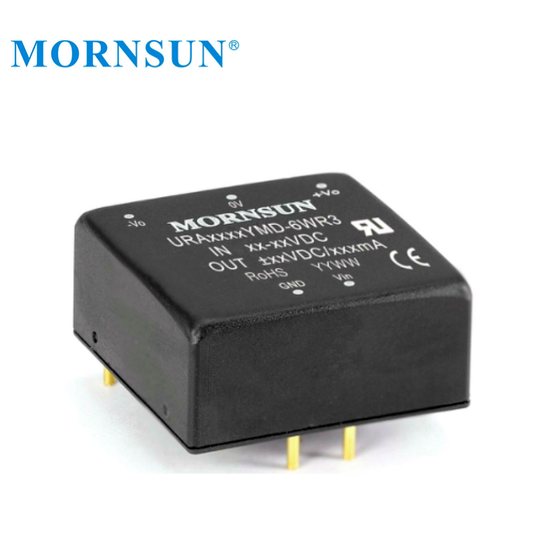 Mornsun URA2412YMD-6WR3 Ultra-wide Input Regulated Single Output 9-36VDC 24V To 12V DC/DC Converter Step Down Converter