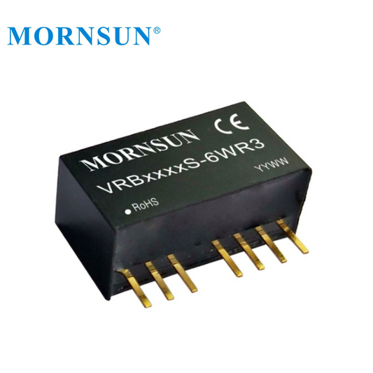 Mornsun VRB1224S-6WR3 Single Output 6W 9V-18V 12V 15V to 24V Voltage Converter DC DC Converter 24V