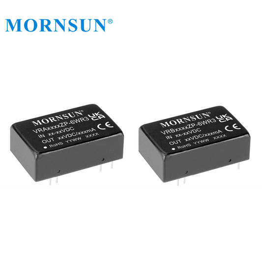 Mornsun VRA0512ZP-6WR3 Dual Output 6W 4.5~9VDC Input 5V 6V to 12V DC DC Step Up Converter