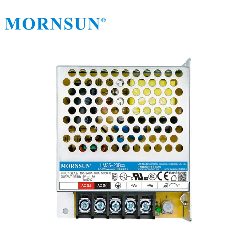Mornsun Power 35W 12V SMPS LM35-20B12 Single Output AC-DC Enclosed Power Supply 12V 35W