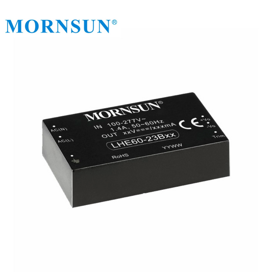 Mornsun LHE60-23B15 Ultra-wide Power Supply AC to 15V 60W AC DC Converter with CE Rohs for Smart Home Instrumentation