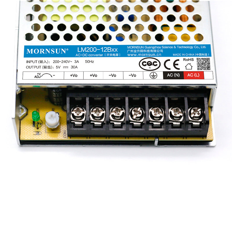 Mornsun SMPS LM200-12B48 Single Output 48V 200W Enclosed AC DC Switching Power Supply - FEISMAN POWER