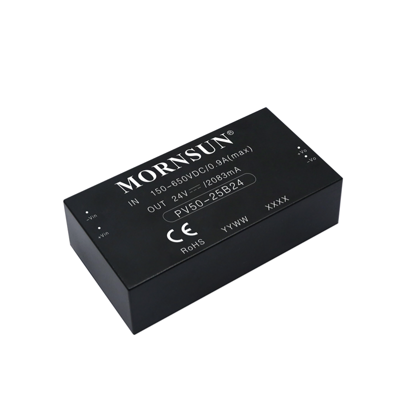 Ultra-wide Input 120V-750V 600V To 12V 50W DC/DC Converter Mornsun Step Down Converter PV50-25B12 Photovoltaic Power