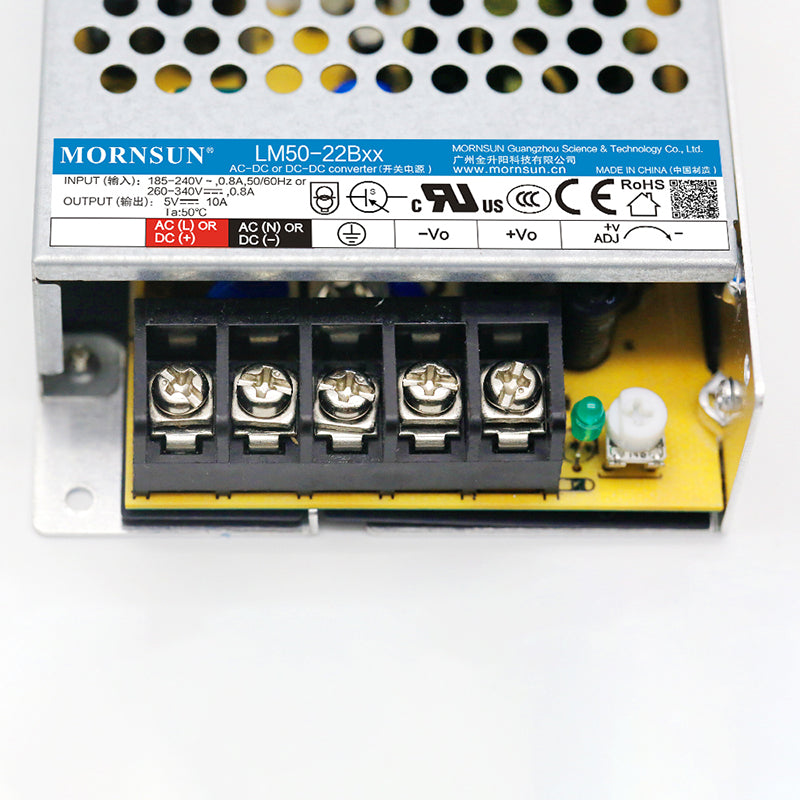 Mornsun Power AC DC LM50-20B12 50W 12V Single Output Switching Power Supply 12V 50W Power Supply Mean well - FEISMAN POWER