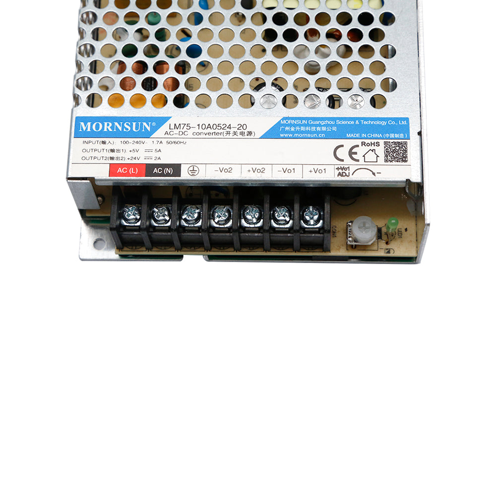 Mornsun LM75-10A0512-30 90-264VAC Enclosed Dual Output AC to DC Switching Power Supply 5V 12V 70W AC DC Converter