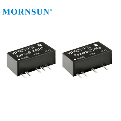 Mornsun A2412S-2WR3 DUAL Output Fixed Input Mini DC-DC Boost Step Down Converter 24V to 12V 2W Regulator PCB Board Power Module