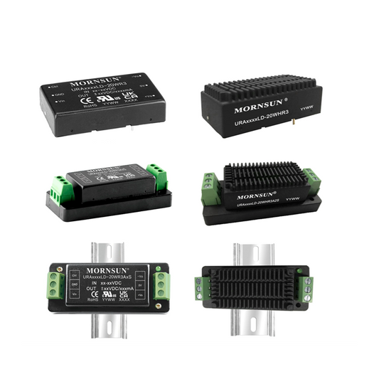 Mornsun URA2415LD-20WR3 DUAL Output Ultra-wide Input 9-36VDC DC DC Step Down Buck Converter 15W 15V Power Supply