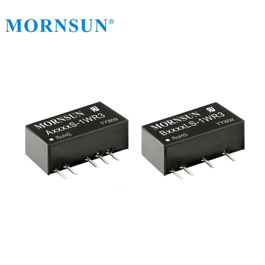 Mornsun A0515S-1WR3 Isolated 5V Input DUAL Output 15V 1W DC DC Converter Power Converters Modules For PCB