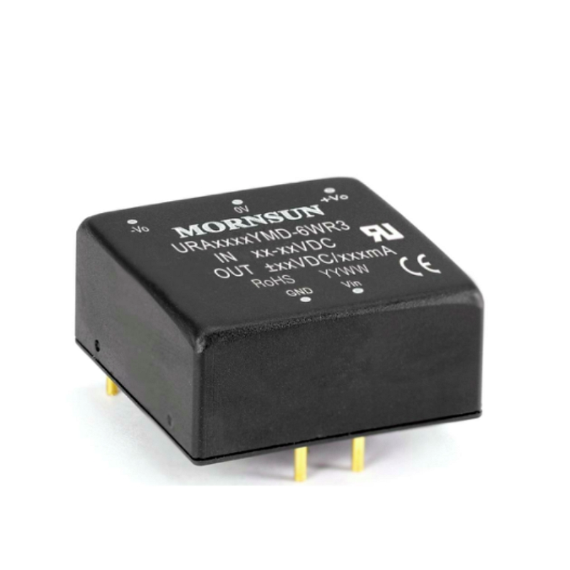 Mornsun URA2412YMD-6WR3 Ultra-wide Input Regulated Single Output 9-36VDC 24V To 12V DC/DC Converter Step Down Converter