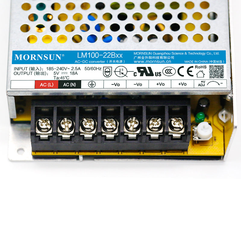 Mornsun SMPS LM100-22B12 AC DC Converter 12V 100W Enclosed Switching Power Supply - FEISMAN POWER