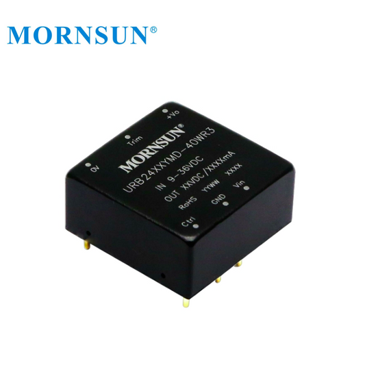 Mornsun URB2403YMD-40WR3 Ultra-wide Input 40W 9V-36V 12V 24V DC to 3.3V 40W DC Step up Boost Converter