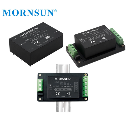 Mornsun LH10-23B03R2 Highly Efficient Compact Size Isolated 3.3V 6.6W AC/DC Module Open Frame PCB Mode Power Supply