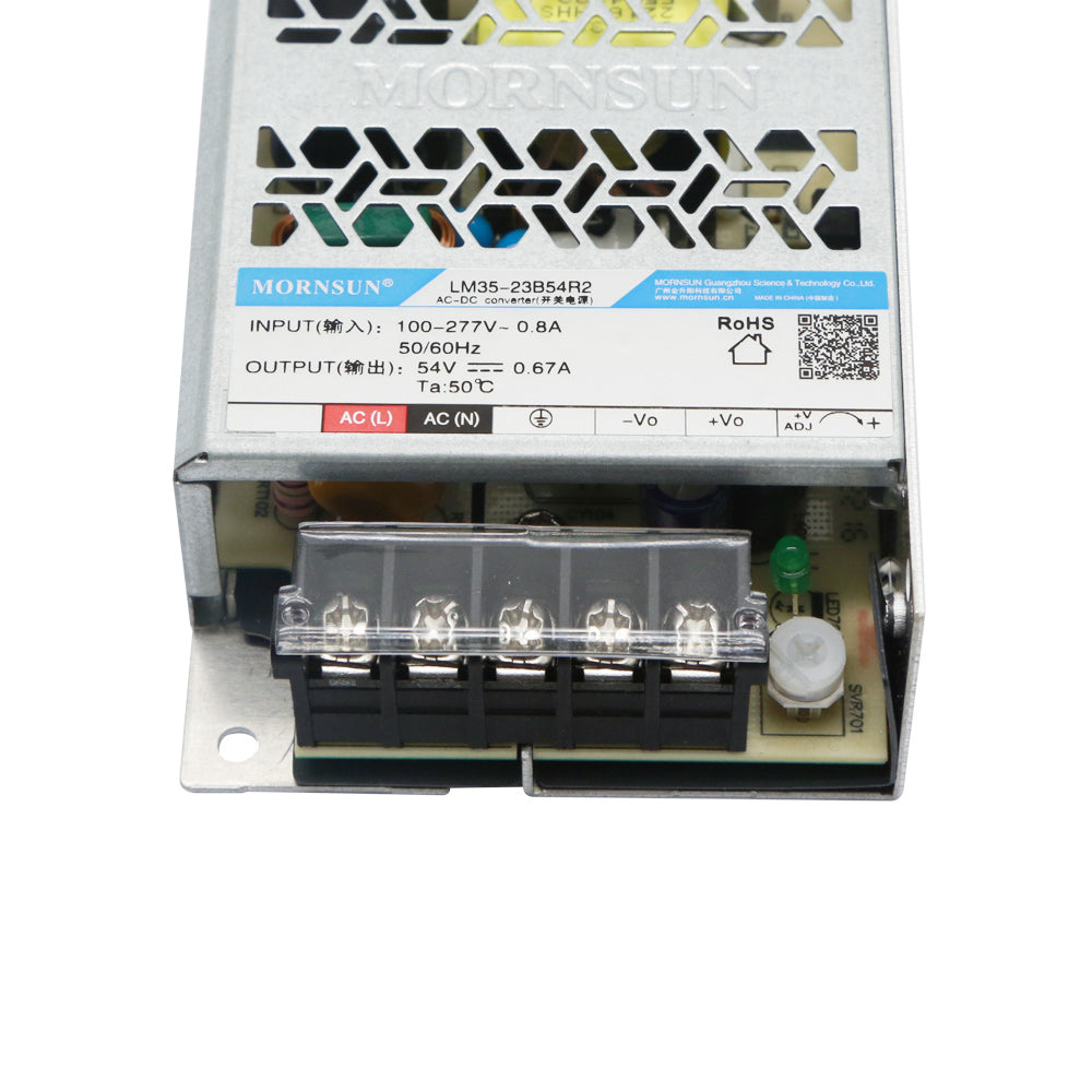 Mornsun Industrial Power Supply LM35-23B15R2 AC-DC 35W 15V 2.4A SMPS Switch Power for LED Strip CCTV