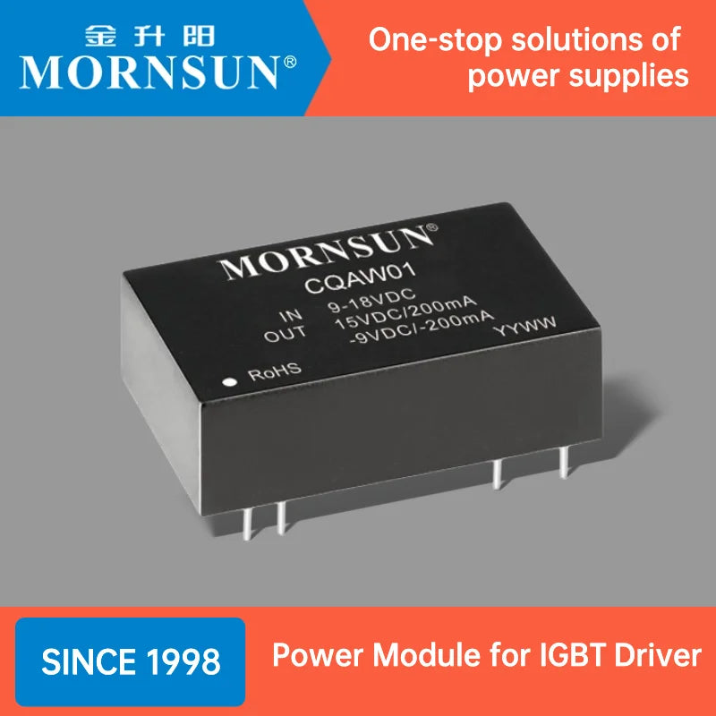 Mornsun Isolation DC/DC Converter IGBT Driver QAW02 Power Module for IGBT Driver