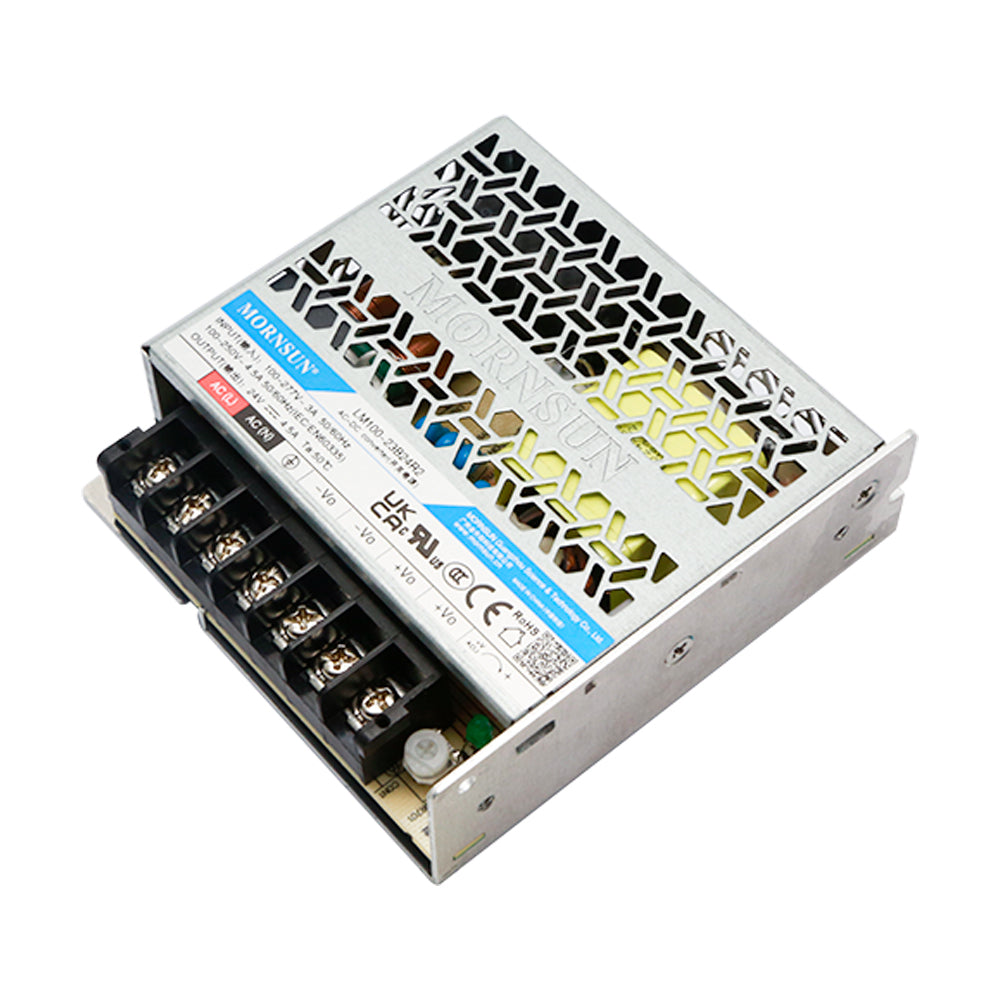 Mornsun LM100-23B24R2 85-305VAC Enclosed AC to DC Switching Power Supply 24V 100W AC DC Converter - FEISMAN POWER