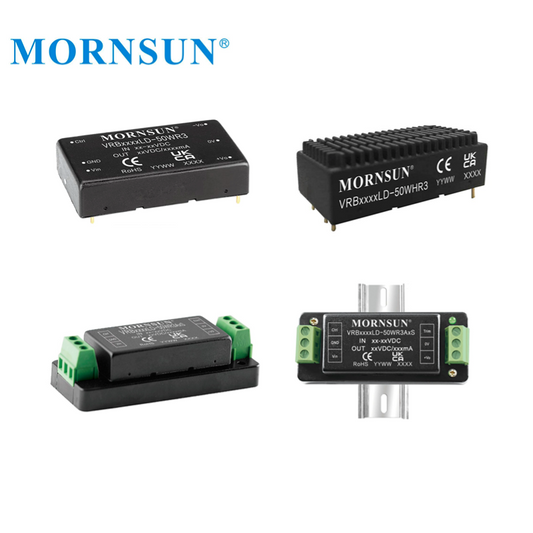 36V~75V 48V To 5V 50W DC Converter High Quality Mornsun Single Output DC/DC Converter VRB4805LD-50WHR3