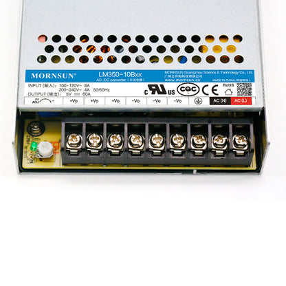Mornsun Power Supply LM350 AC/DC Enclosed Switching Power Supply 5V 12V 15V 24V 36V 48V 350W Power Supply