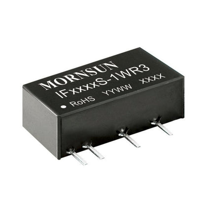 Mornsun IF1515S-1WR3 Fixed Input 15V to 15V 1W Step Up Buck Boost Converters 15V to 15V 1W DC DC Boost Converter