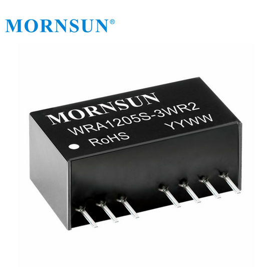 Mornsun WRA0512S-3WR2 Dual Output Isolated 4.5V-9V Input Single Output 12V 3W DC DC Converter Power Converters Modules For PCB