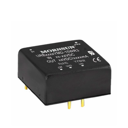 Mornsun Ultra-wide Input Power Module 10W DC DC Converter 9V 27V 36V to 24V URB2424YMD-10WR3 - FEISMAN POWER