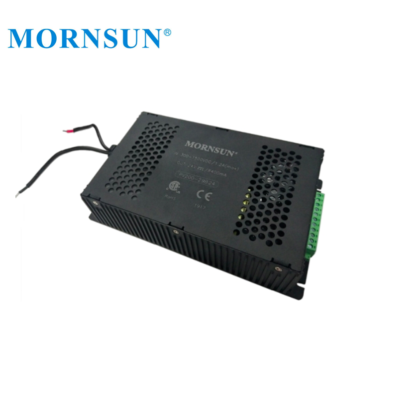 Mornsun PV200-29B24 Photovoltaic Power 300-1500VDC 1000V to 24V 200W DC Buck Step Down Converter Adjustable Power Supply Module