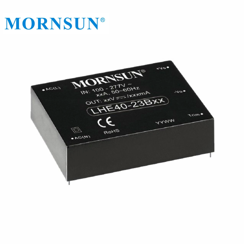 Mornsun LHE40-23B12 Highly Efficient Compact Size Isolated 12V 40W AC/DC Module Open Frame PCB Mode Power Supply