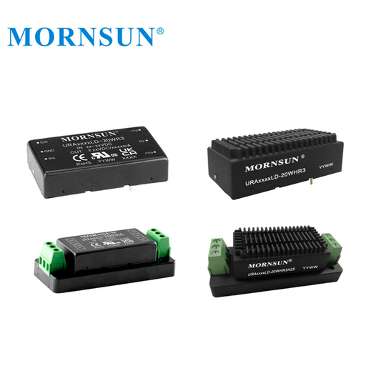 Mornsun URA2405LD-20WR3 DUAL Output Step Down DC DC Converter 9V-36V 12V 24V To 5V for Industrial Control Medical Electric Power