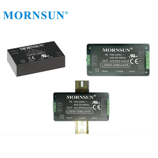 Mornsun LDE60-20B05 SMPS AC/DC Open Frame Switching Power Supply 5V 50W Green PCB Type Medical Power Supply