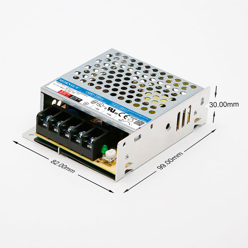 Mornsun LM50-23B15 Single/Dual Output Enclosed 15V 50W AC To DC Industrial Power Supplies For Medical Industry Automation