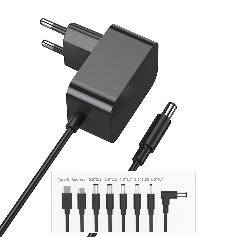 Factory EU US JP KC AU UK Plug AC 110V 220V DC 5V 1A Wall Power Adapter  with 1.5M Cable Power Supply Adapter CE GS Europe