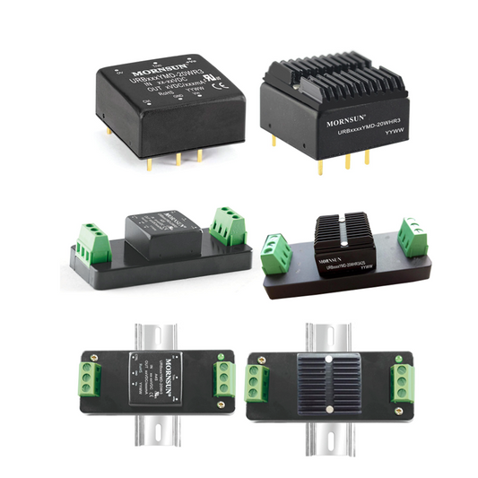 Mornsun URB2405YMD-20WR3 Hot Sells DC DC Converter 9V 36V 27V 24V to 5V 20W Power Supply Module