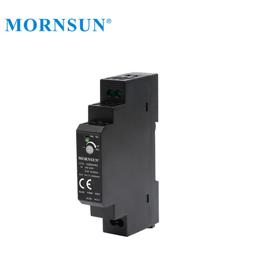 Mornsun LI15 Industrial Power Supply SMPS 12W 15W 5V 12V 15V 24V 48V 12W 15W AC DC Din Rail Power Supplies