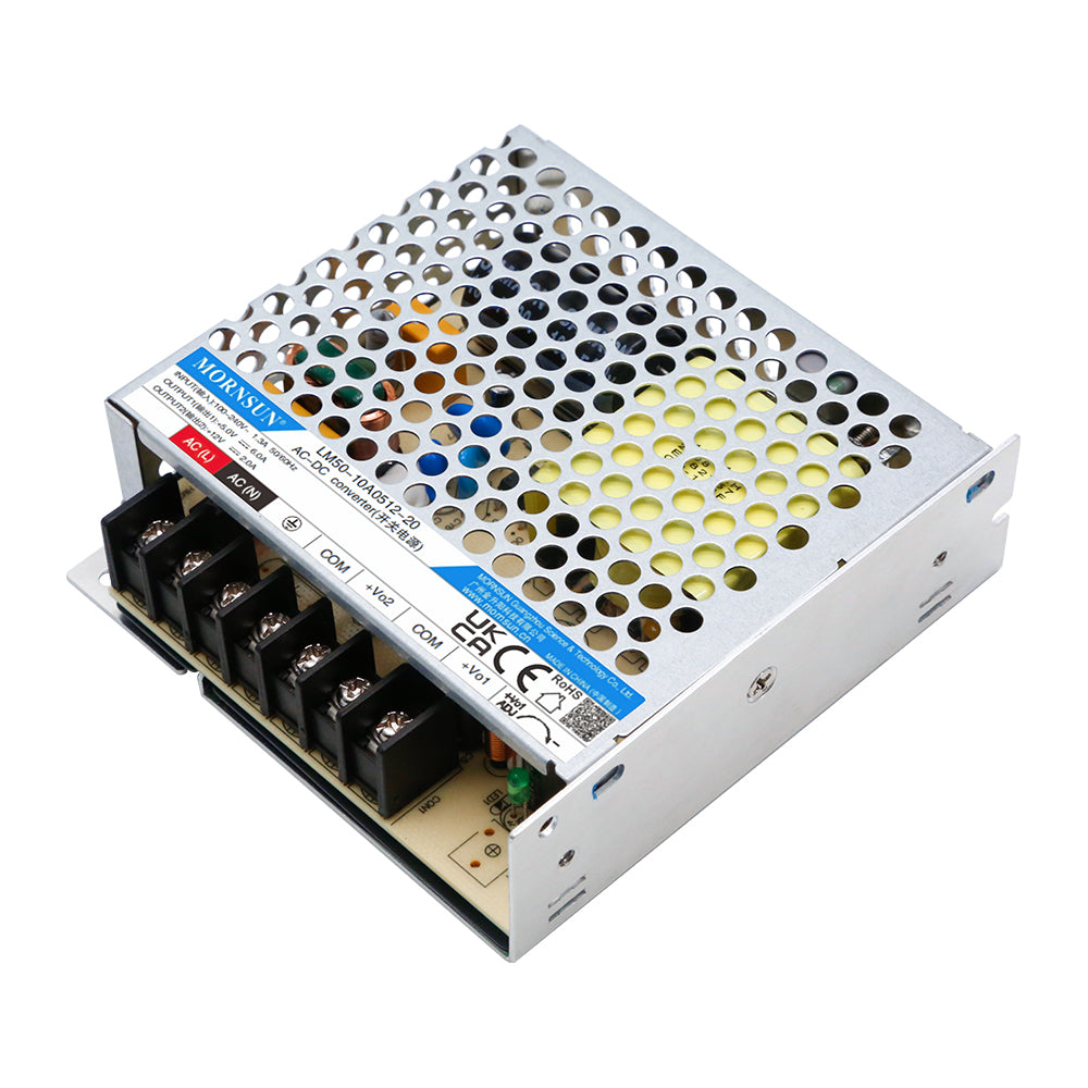 Mornsun Power Supply LM50-10A0524-14 85~264VAC Input 50W 5V 24V Dual Output Switching Power Supply Mean Well