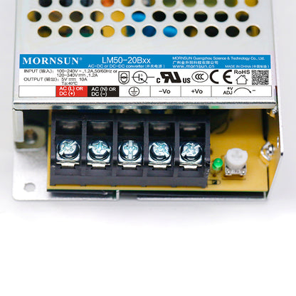 LM50-20B36 Mornsun Power 50W 36V Switching Power Supply AC-DC Enclosed Power Supply