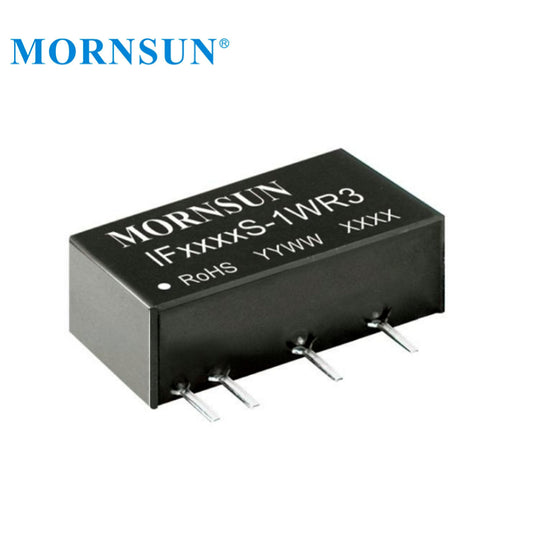 Mornsun IA1212KS-1WR3 Fixed Input DUAL Output 1W 12V to 12V 1W Voltage Converter DC DC Converter 12V 1W