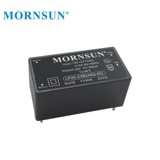 Mornsun LD20-23B24R2-RC AC 100-240V to DC 24V 830mA 20W AC/DC Customized PCBA Open Frame Switching Power Supply