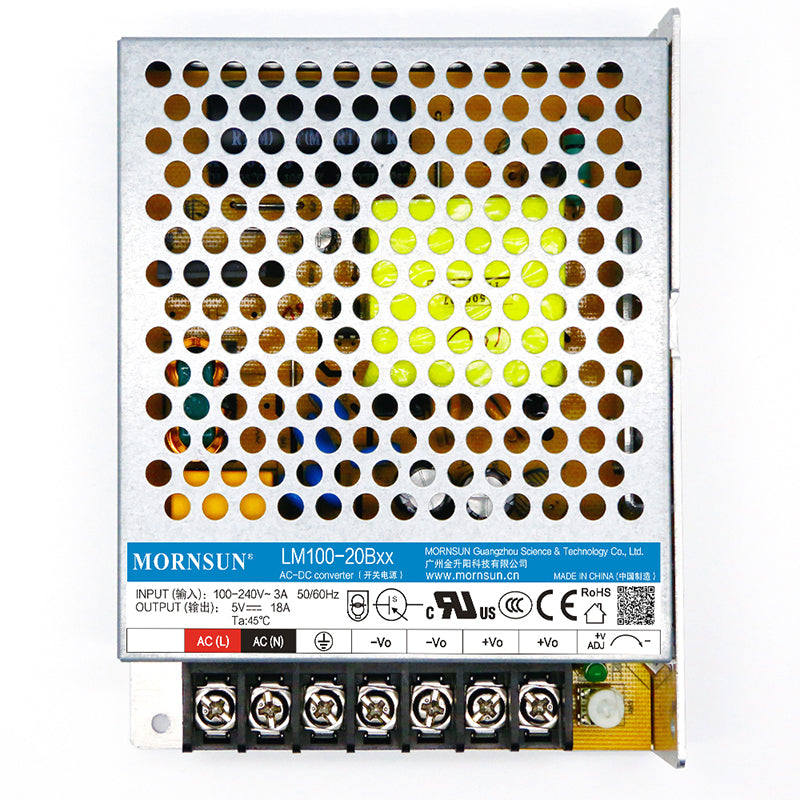 LM100-20B05 Mornsun Power 100W 5V Switching Power Supply AC-DC Enclosed Power Supply - FEISMAN POWER