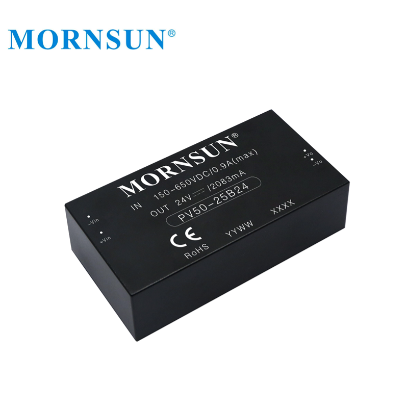 Ultra-wide Input 120V-750V 600V To 12V 50W DC/DC Converter Mornsun Step Down Converter PV50-25B12 Photovoltaic Power