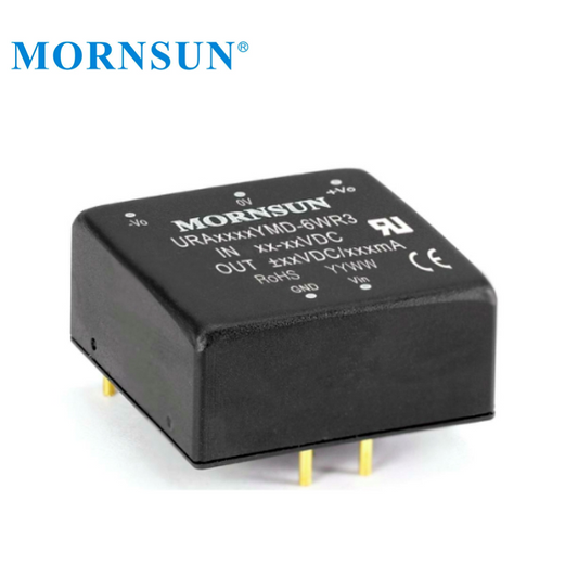 Mornsun URB4805YMD-6WR3 18V-75V Input Step Down Voltage Regulator 48V to 5V 6W DC DC Power Supply Mini Voltage Buck Converter