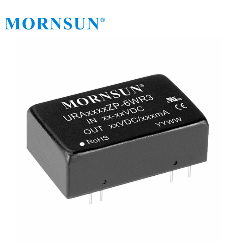 Mornsun URA2424ZP-6WR3 Isolated 9-36V Input DUAL Output 24V 3W DC DC Converter Power Converters Modules For PCB