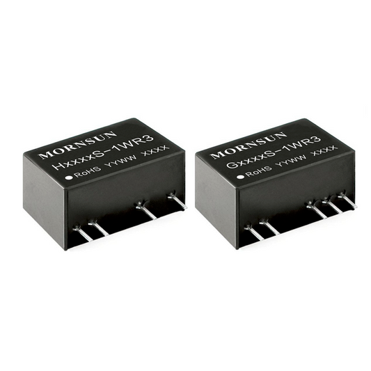 Mornsun H2412S-1WR3 Fixed Input DC DC Input 24V to 12V 1W Output Step down Converter Buck Module