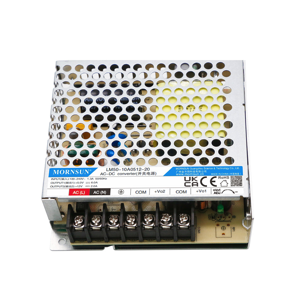 Mornsun Power Supply LM50-10A0524-14 85~264VAC Input 50W 5V 24V Dual Output Switching Power Supply Mean Well