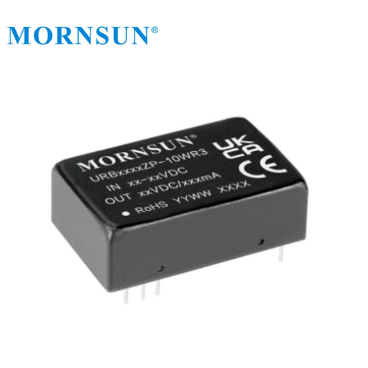 Mornsun URB4824ZP-10WR3 Ultra-wide Input Power Supplies DC DC Converter 18-75VDC to 24V 10W Power Supply