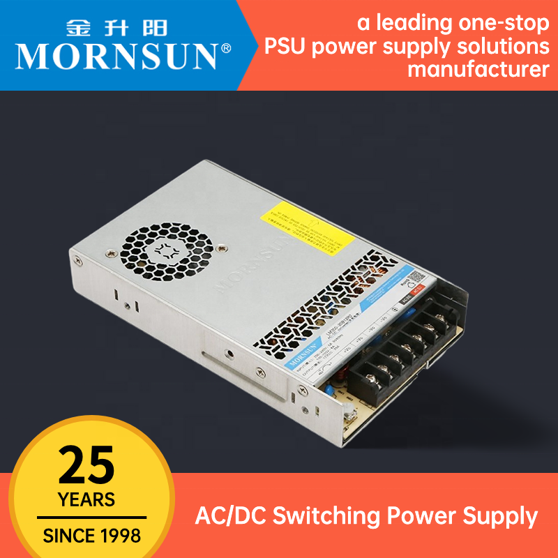 Mornsun Power Supply 5V 12V 15V 24V 36V 48V 54V 35W 50W 75W 100W 150W 200W 350W AC/DC Switching Power Supply