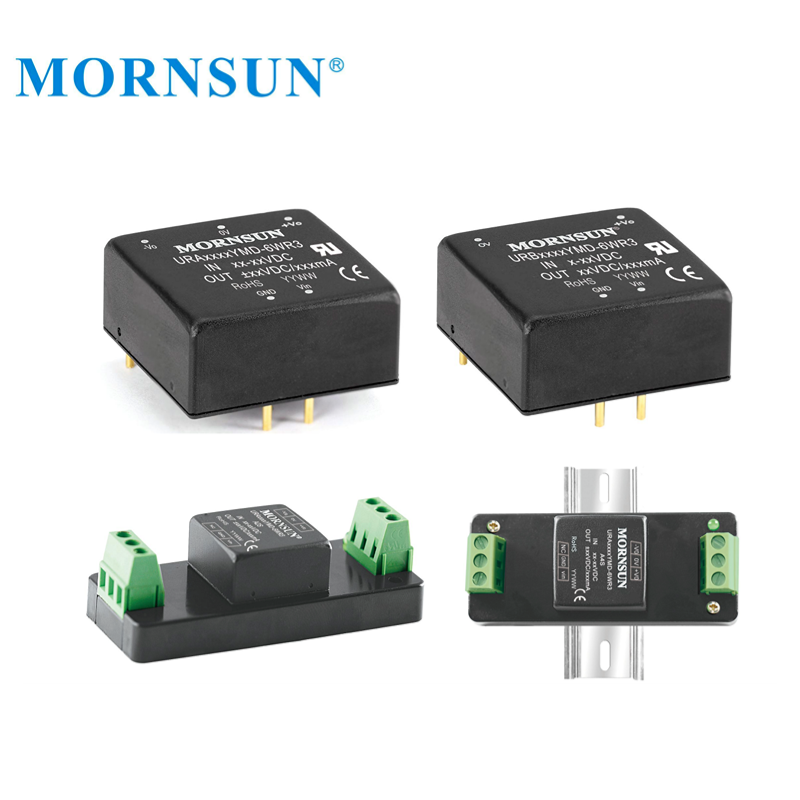 Mornsun LS01-K3B05SS DC 6W 12V Step-up Boost Converter Power Supply 9-36V to 12V Voltage Charger Step Down Module