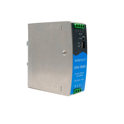 Mornsun LIF240-10B24R2 Single Output Din Rail 24V 240W AC To DC Industrial Power Supplies For Medical Industry Automation